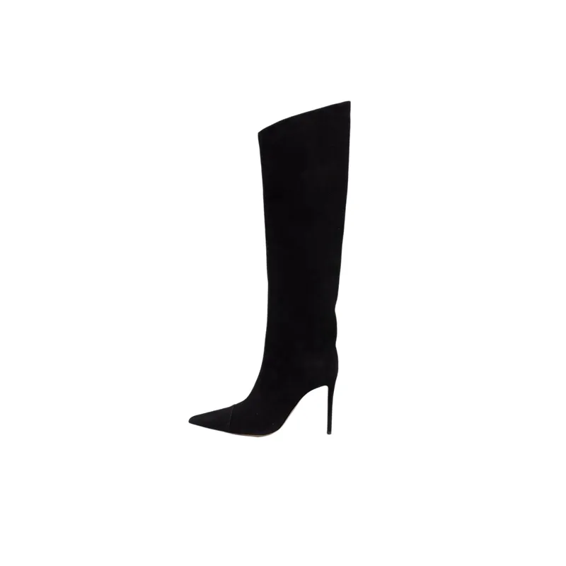 Basics Casual Knee High Boots-1