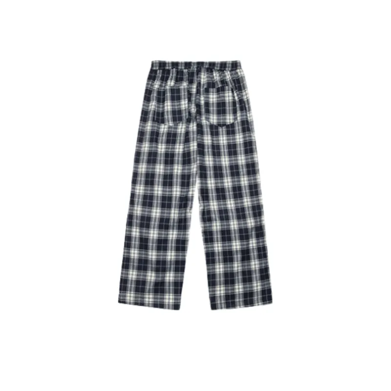 Lazy Loose Straight Pants-1