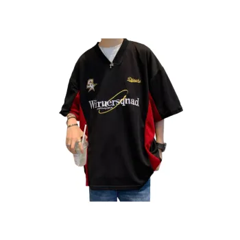 Popular V Neck Embroidered T Shirt