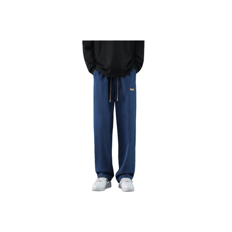 Fashion Loose Cotton Blended Fabric Cargo Pants-2
