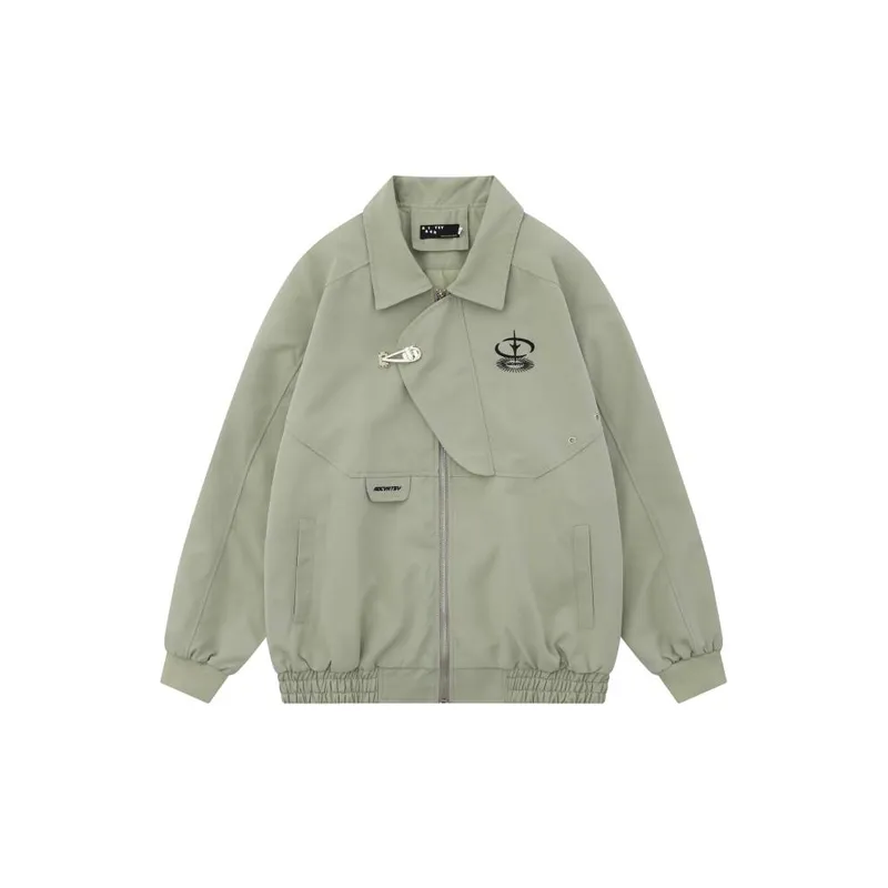 Casual Public Stitching Lapel Coat-0