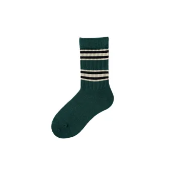 Fashionable Casual Cotton Mid Calf Sock