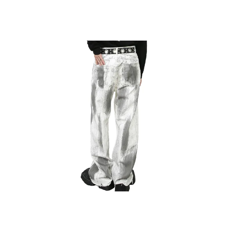 Loose Straight Leg 100% Cotton Casual Pants-2