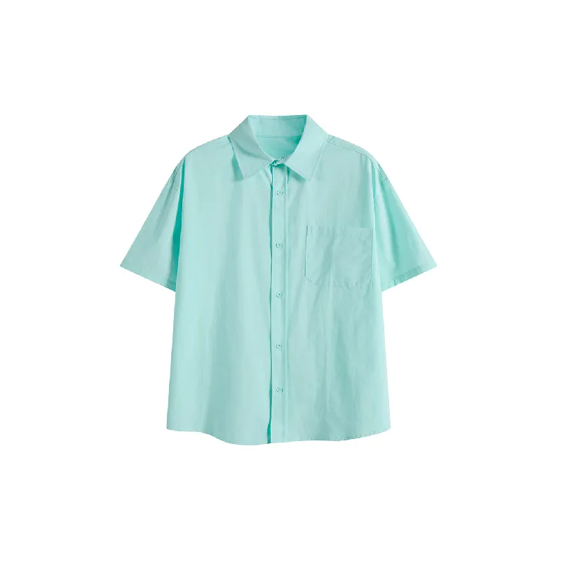 Casual Loose 100% Cotton Shirt-0