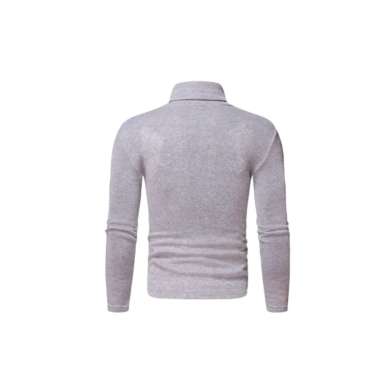 Simple Plain Blended Synthetic Fabrics Knitwear-9