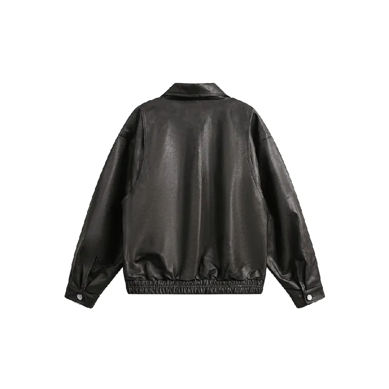 Cool Long Sleeve PU Jacket-1