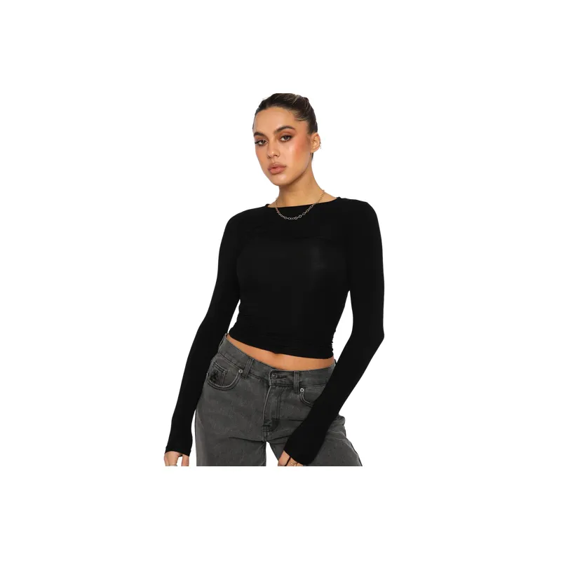 Fashionable Basics Polyester T Shirt-2