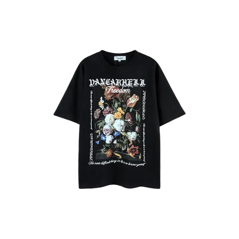 Street Loose Cotton T Shirt-0