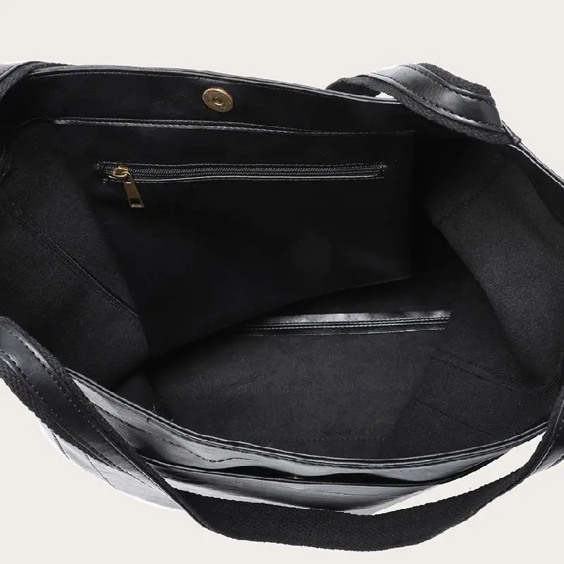 Retro Large Capacity Shoulder Bag-4