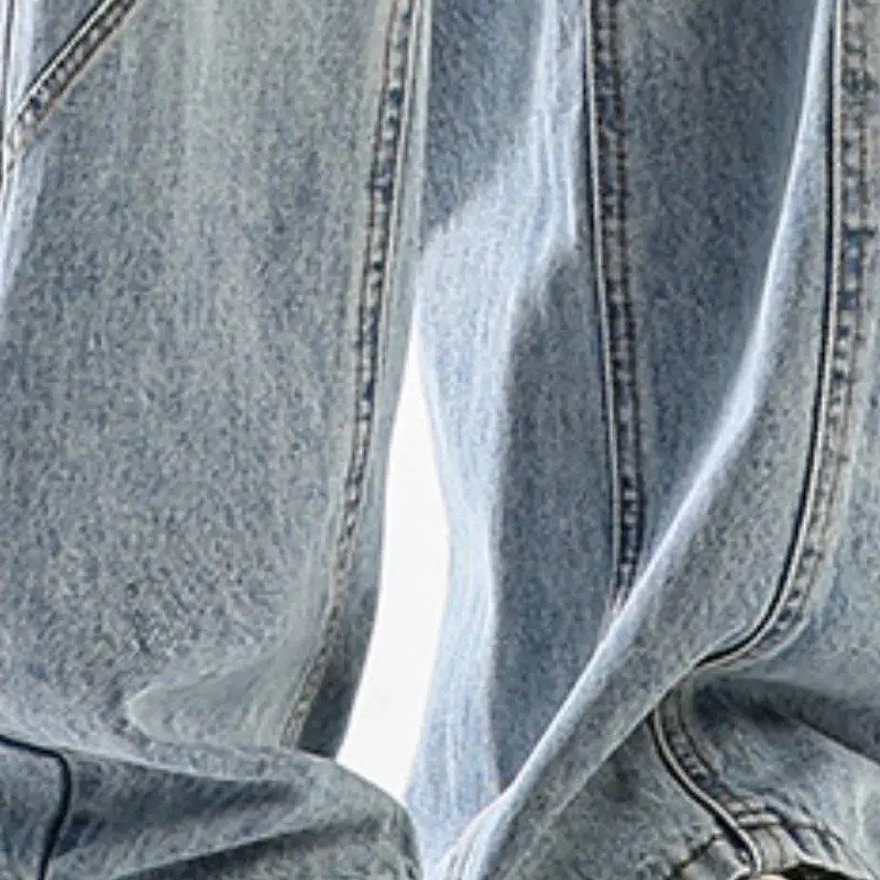 Casual Straight Leg Jeans-5