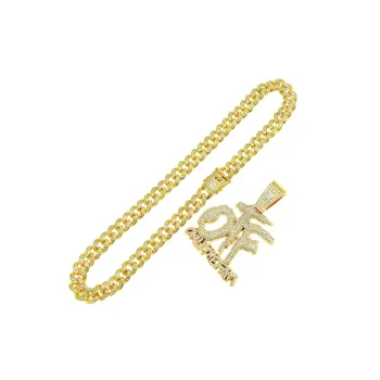 Splicing Letter Pendant Necklace