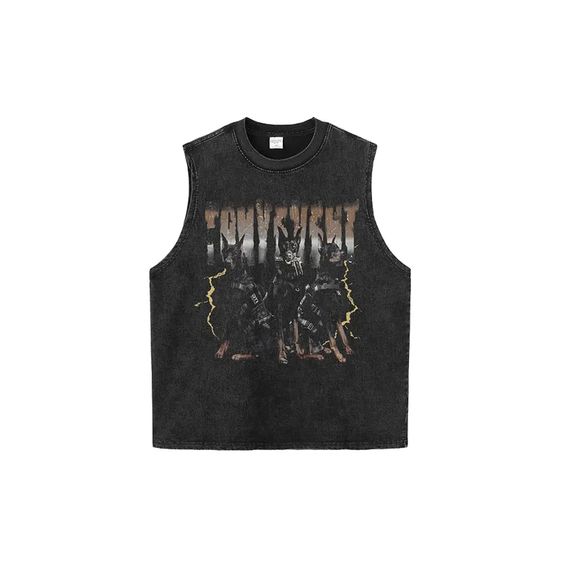 Washed Distress T Shirt