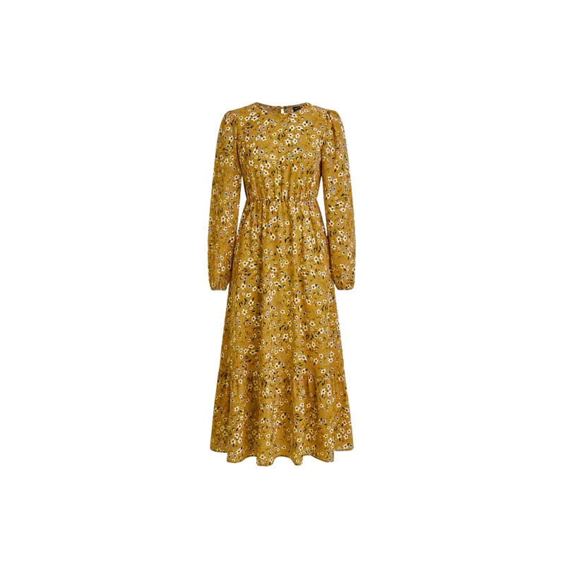 Fashion Casual Long Sleeved Dress-2