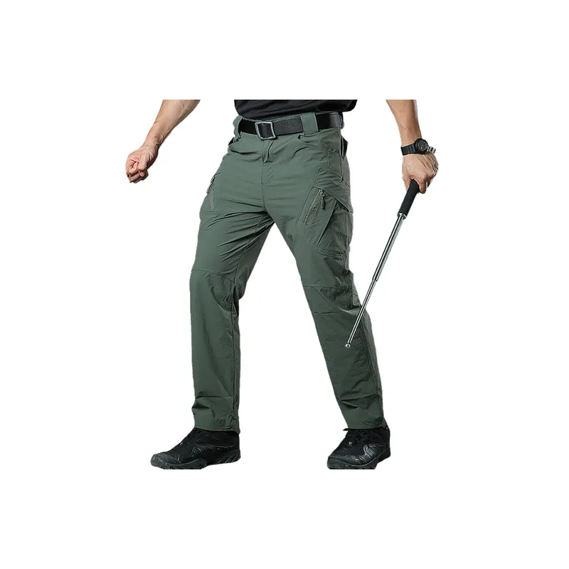 Funky Basics Nylon Cargo Pants-2