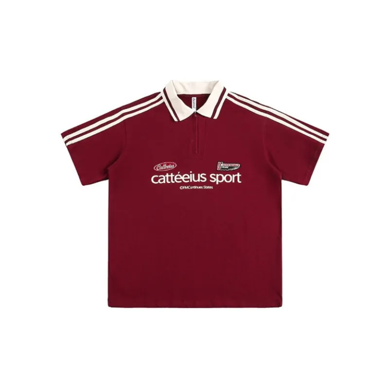 Casual Printed Polo Shirt