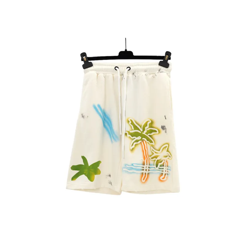 Coconut Tree Angles Printed Shorts-0