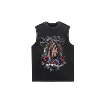 Casual Washed Retro Waistcoat Sleeveless Vest