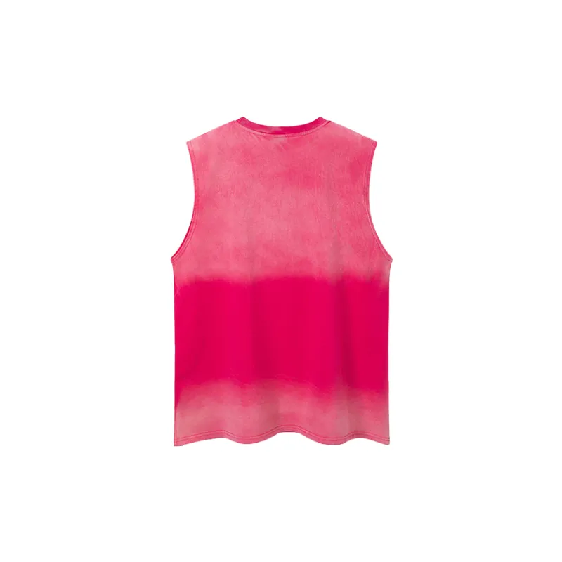 Retro Washed Cotton Vest Unisex-3