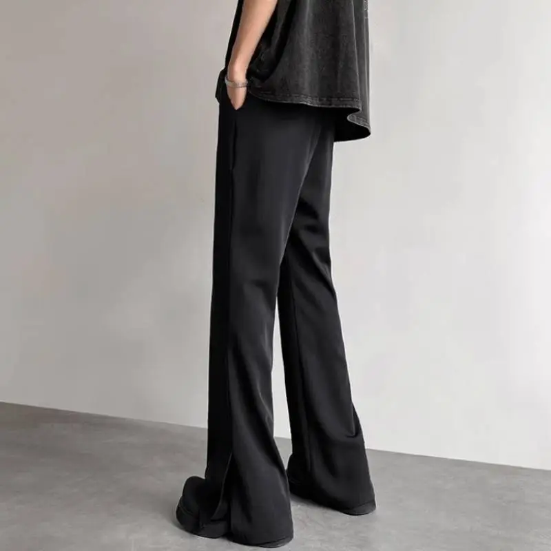 Fashionable Loose Straight Leg Suit Trousers-2