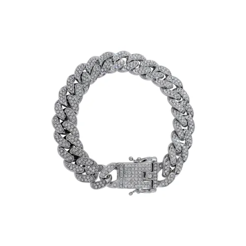 Hiphop Cuban Bracelet Jewelry Full Diamond