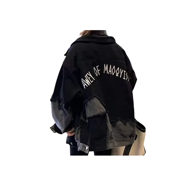 Vintage Stitching Denim Jacket-2