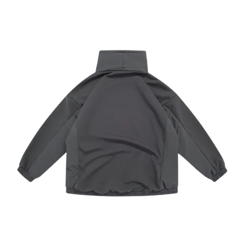 Casual Loose Blended Synthetic Fabrics Quilted Jacket-11
