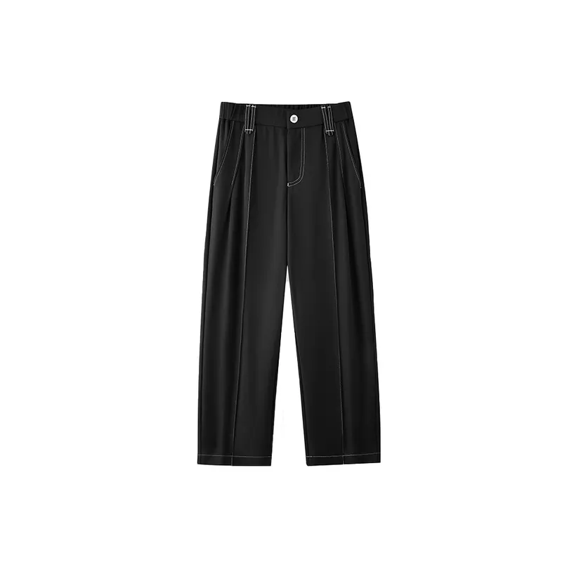 Casual Simple Blended Synthetic Fabrics Suit Trousers-0