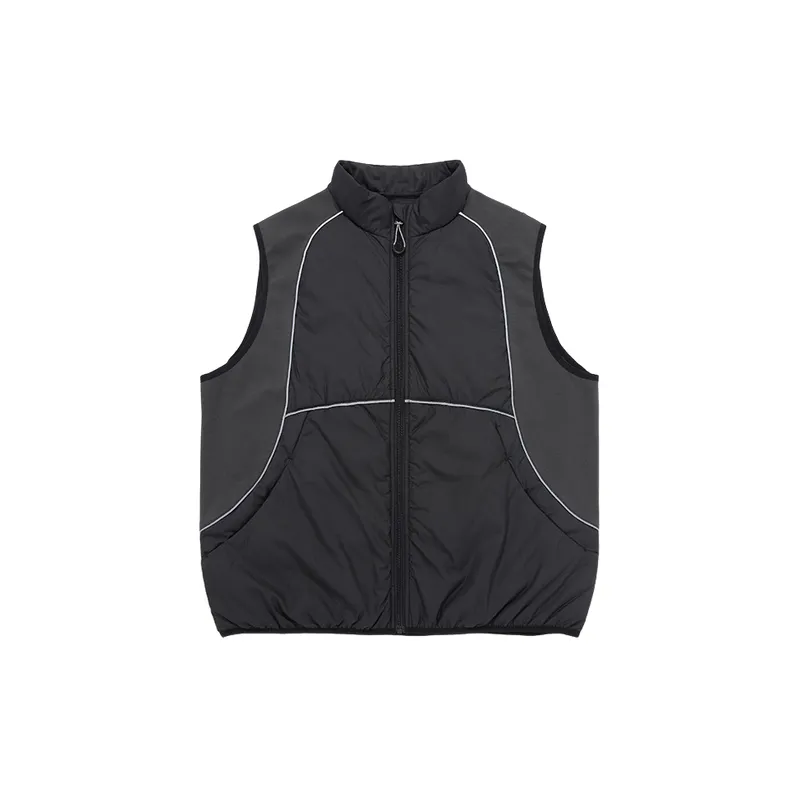 Trendy Contrast Color Polyester Vest-7