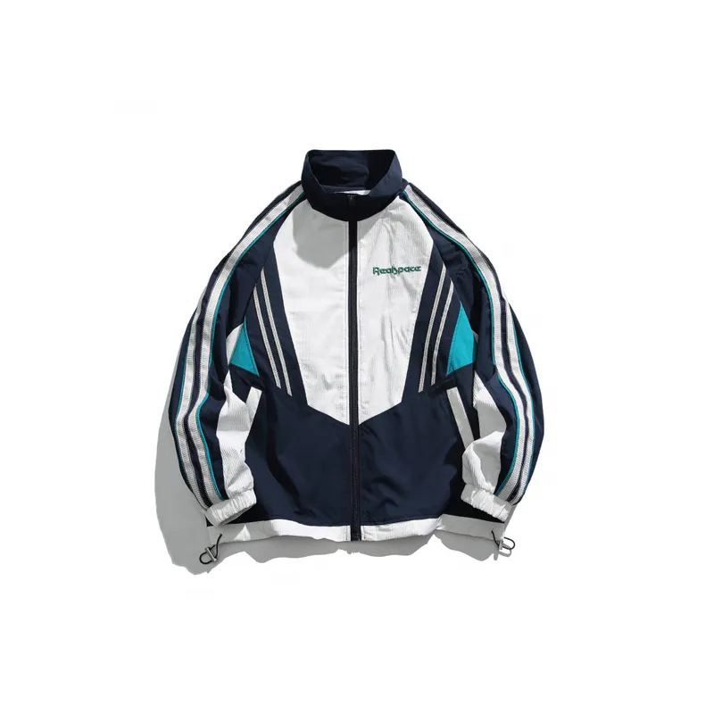 Retro Contrast Color Jacket-0