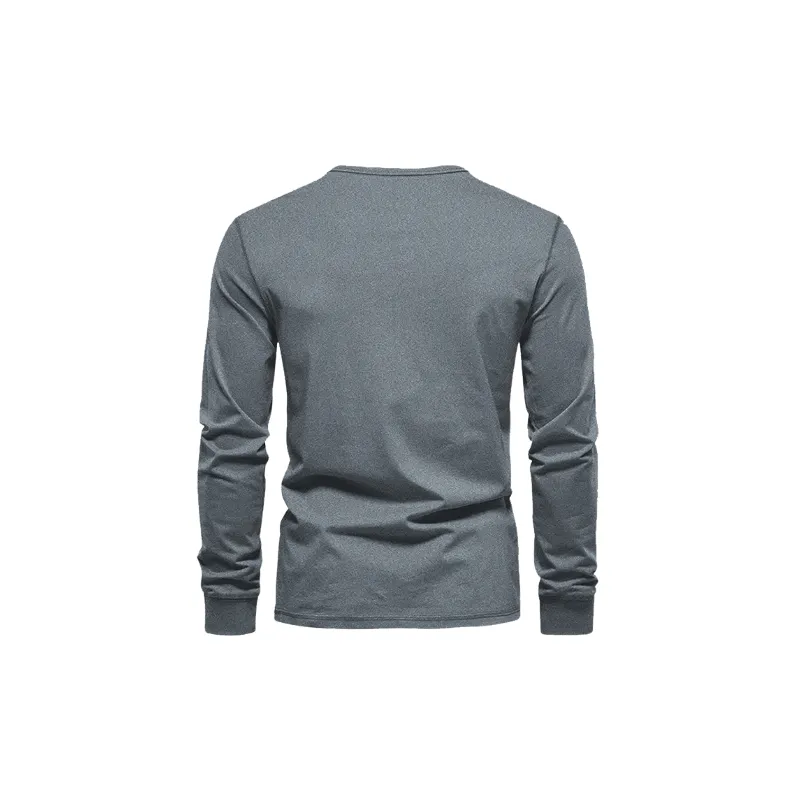 Casual Simple Bird's Eye Fabric T Shirt-5