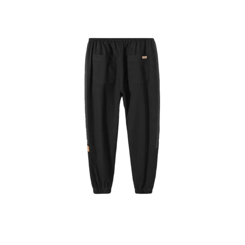 Casual Loose Striped Trousers-1