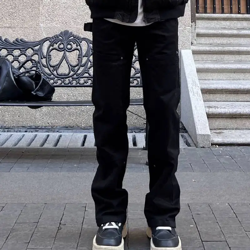 Retro Simple Jeans-1
