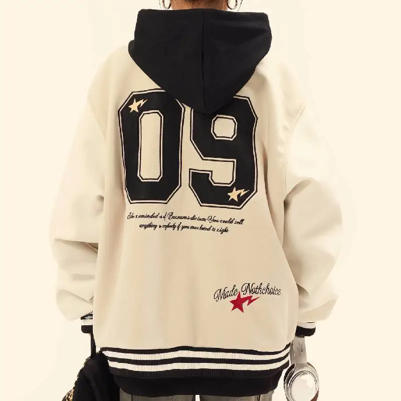 Embroidery Loose Cotton Jacket-3