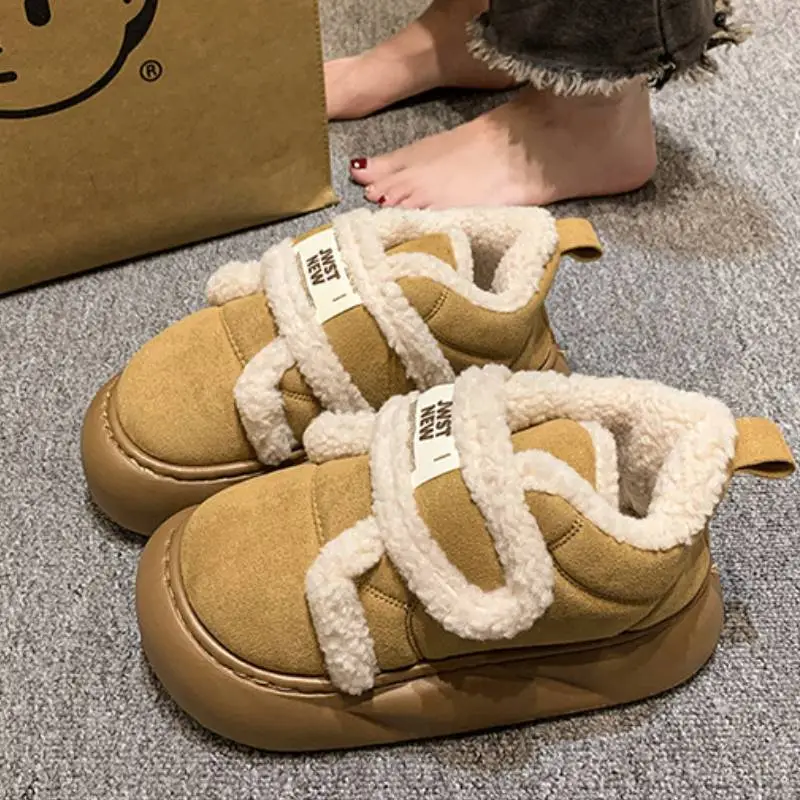 Basics Plain Snow Boots-1