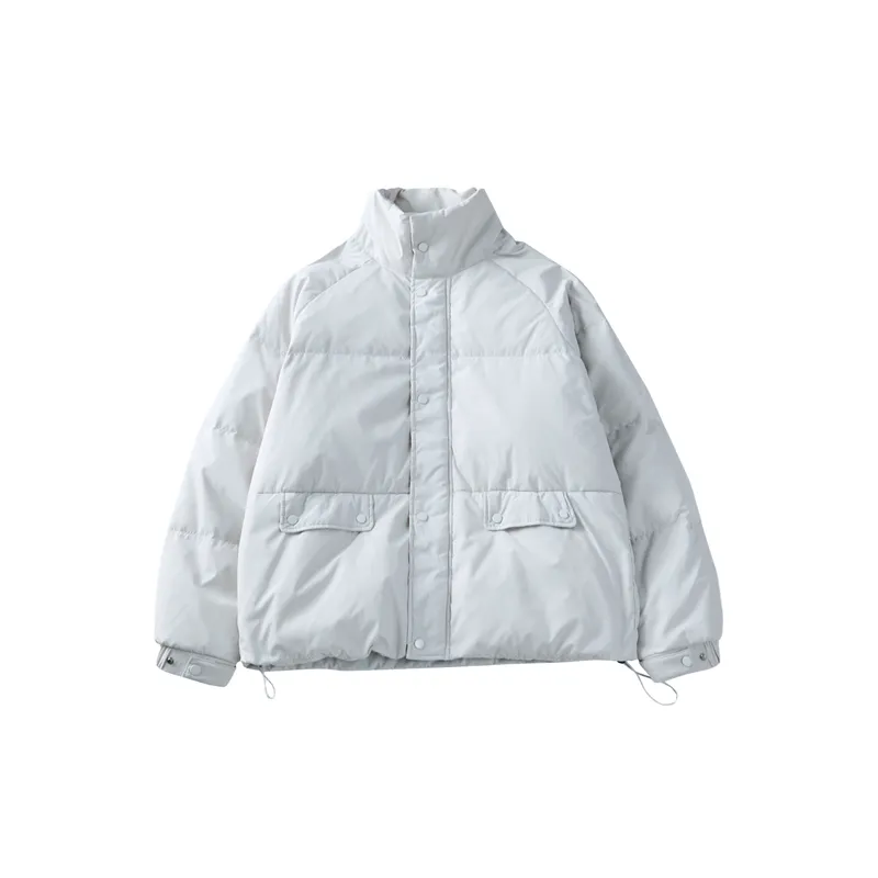 Casual Loose White Duck Down Jacket-0