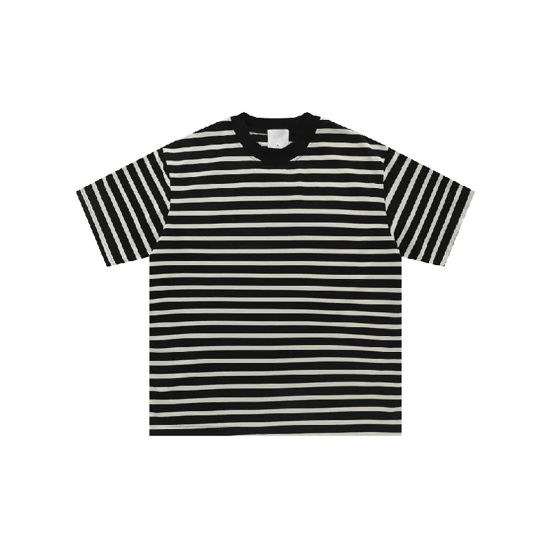 Fashion Contrast Color 100% Cotton T-Shirt-4