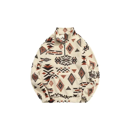 Simple Casual Polar Fleece Sweatshirt