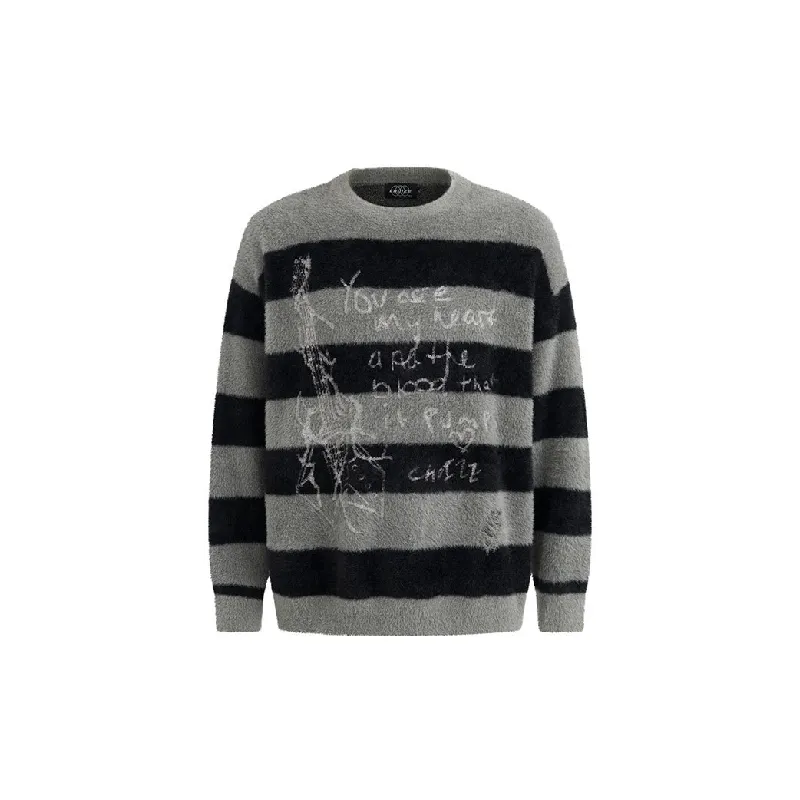 Fashionable Embroidery Cotton Sweater-0