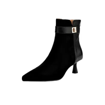 Simple Plain Ankle Boots