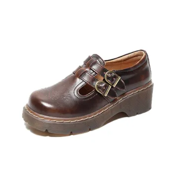 Fashionable Retro Mary Jane Shoes