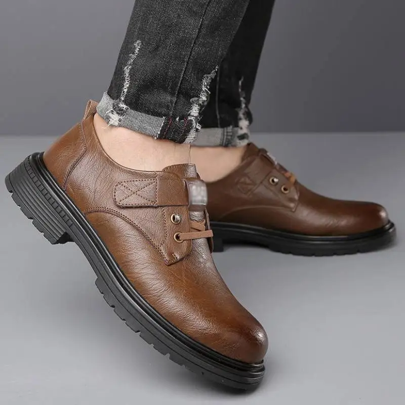Retro Breathable Dress Shoes-4