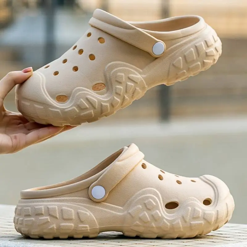 Simple Plain Clogs-5