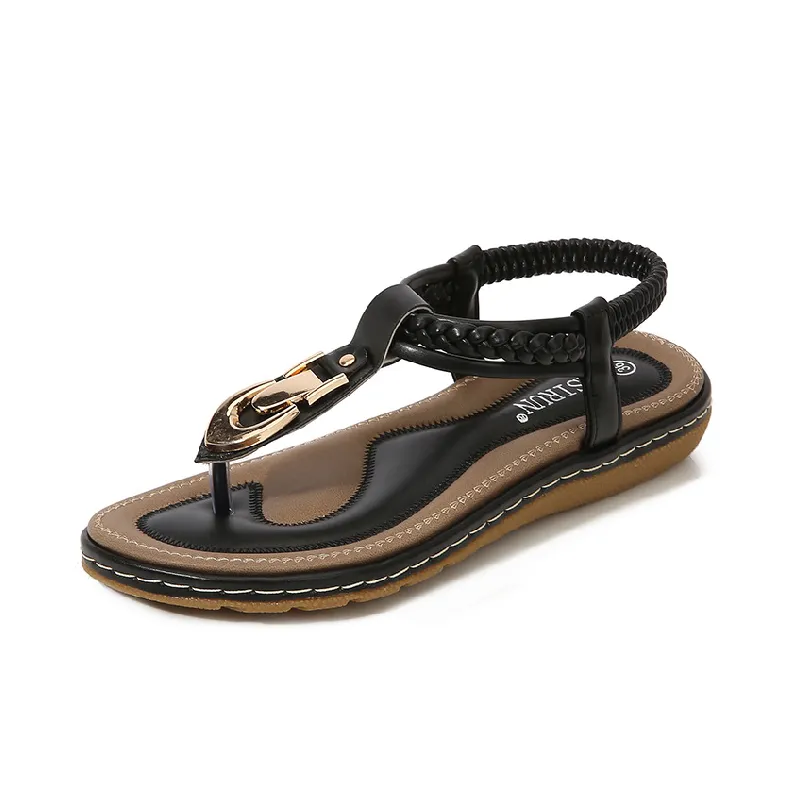 Casual Plain Beach Sandals-0