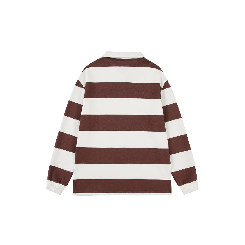 Striped Loose Cotton T Shirt-1