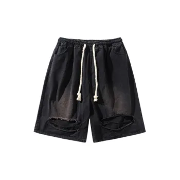 Fashionable Ripped Denim Shorts