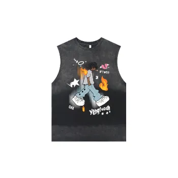 Street Loose 100% Cotton Vest