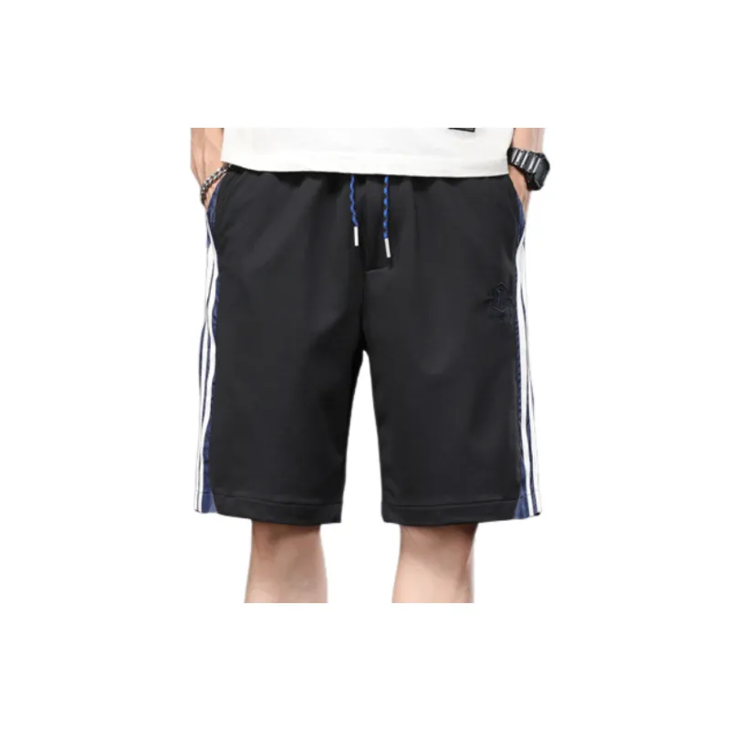 Casual Loose Blended Synthetic Fabrics Sports Shorts-0
