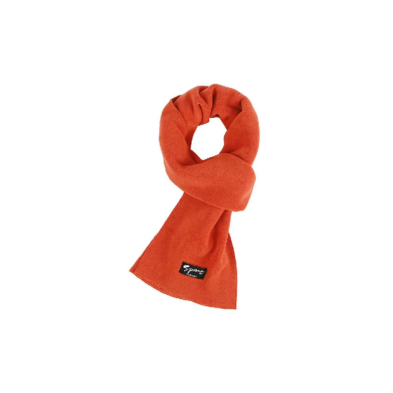 Casual Plain Knit Scarf-0
