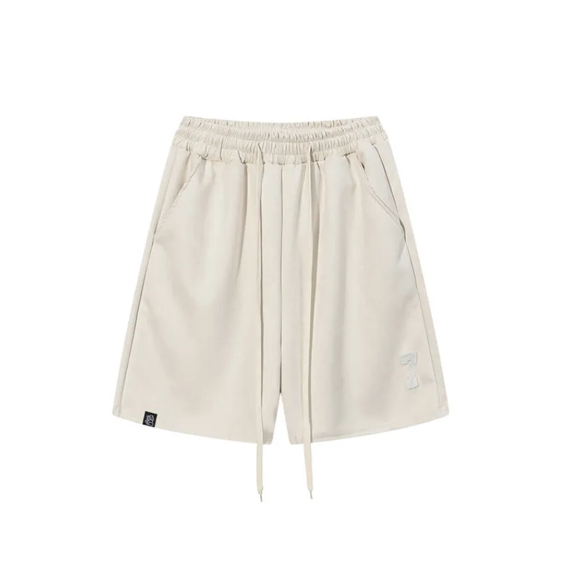 Simple Letter Print Sweatpants-0