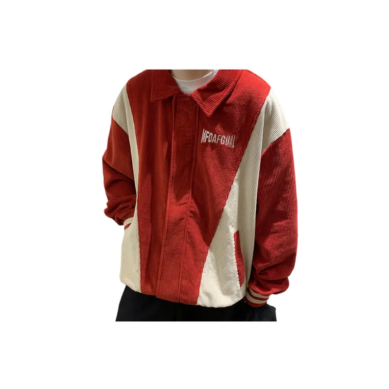 Versatile Retro Patchwork Jacket-0